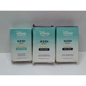 Disney Resorts H20+ Sea Salt 1 Facial And 2 Bath Soap 1.5 oz NEW Read
